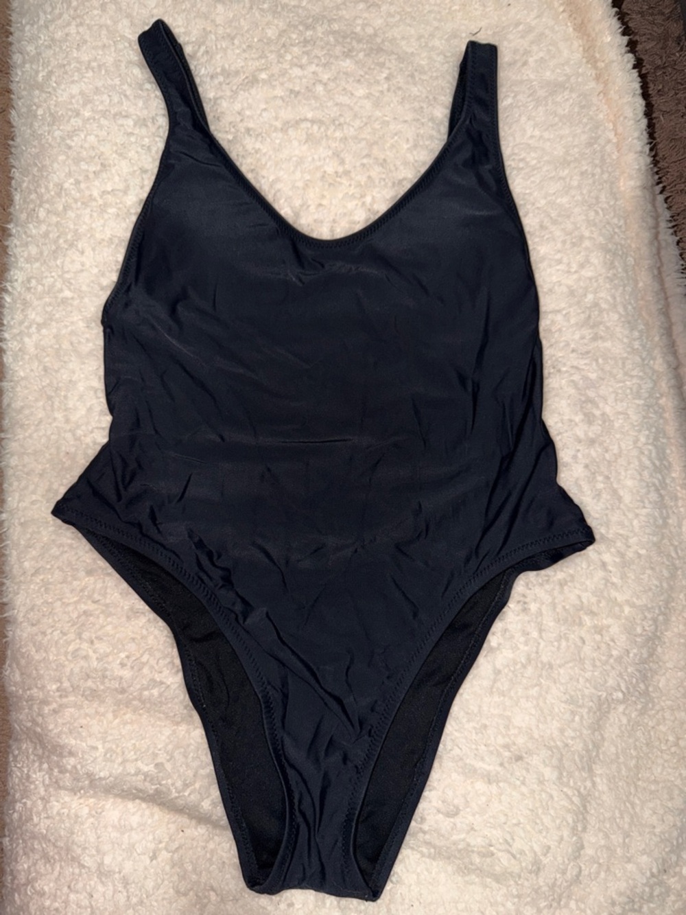 Classic Black One-Piece Swimsuit